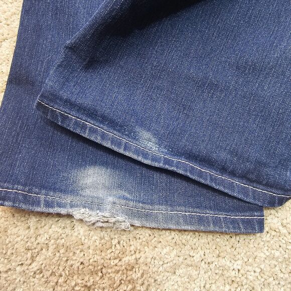 ZCO Boot Cut Stitch Flap Embroidered Pocket Jeans Dark Wash Women's Size 16 - Picture 8 of 16